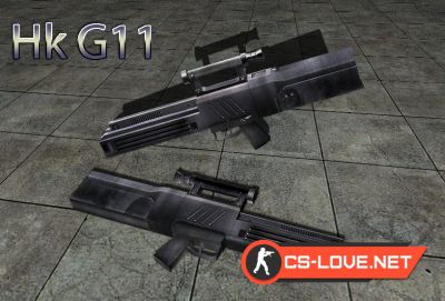 Скачать модель оружия SG 550 "Hk G11" для CSS