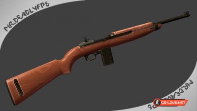 Скачать модель оружия SG 550 "M1 Carbine" для CSS