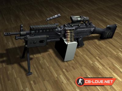 Скачать модель оружия M249 "ACOG LAM M249" для CSS