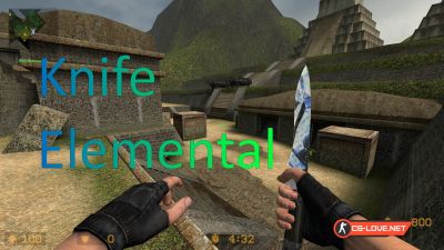 Скачать модель ножа "Elemental_Knife" для CSS