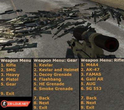 Плагин "Weapon Menu" для CS:GO