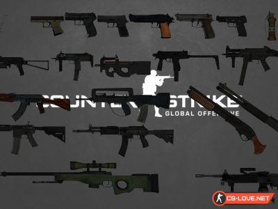 Сборка стандартных моделей оружия из CS:GO для CSS