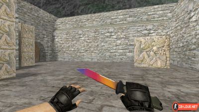 Скачать модель ножа HD «Ursus | Ruby» для CS 1.6