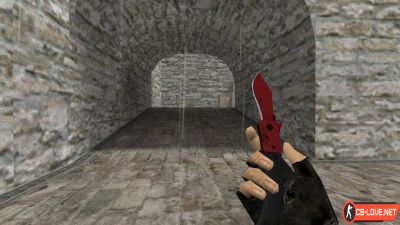 Скачать модель ножа HD «Navaja | Crimson Web» для CS 1.6
