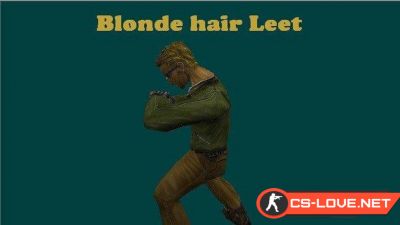 Скачать модель игрока Leet (T) «Blonde» для CS 1.6