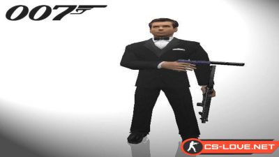 Скачать модель игрока VIP «James Bond» для CS 1.6