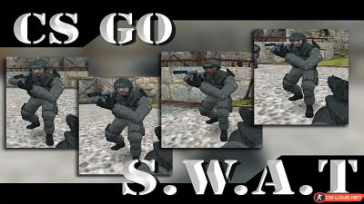 Скачать модели игроков «S.W.A.T.» из CS:GO для CS 1.6