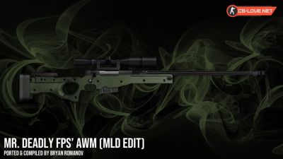 Скачать модель AWP | Mr. Deadly FPS' AWM для CS 1.6