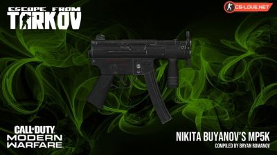 Скачать модель MP5 | Nikita Buyanov's MP5K для CS 1.6