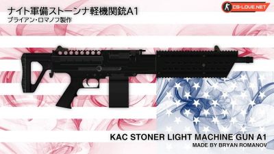 Скачать модель M249 | KAC Stoner Light Machine Gun A1 для CS 1.6