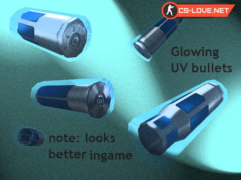 Скачать модели гильз | Glowing UV для CS 1.6